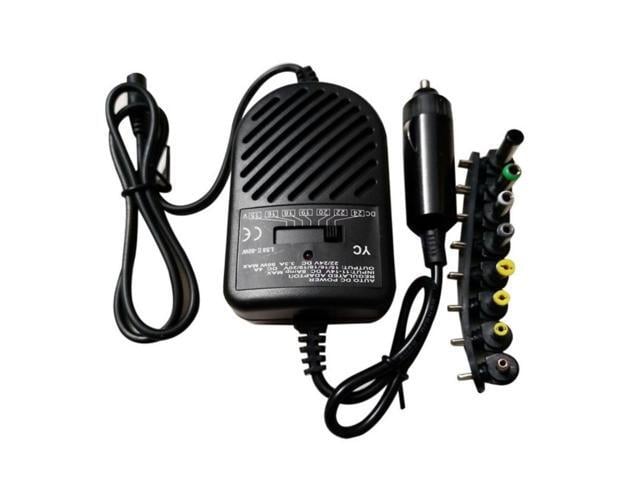 Universal 80W DC Auto Charger Power Adapter With 8 Ports For Laptop Notebook Computer PC 15~24V Variable Voltage Dropshipping