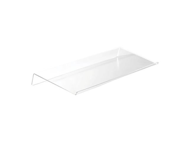 Acrylic Tilted Computer Keyboard Holder Clear Keyboard Stand for Easy Ergonomic Typing Office Desk Home School