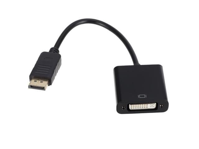 DP To DVI Adapter DisplayPort Display Port To DVI Cable Adapter Converter 1080p Male To Female for Monitor Projector Displays