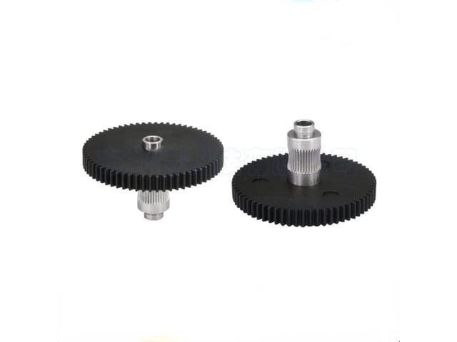 3D Printer Accessories E3D Titan Extruder Gear 0.5 Modulus 66 Teeth Stainless Steel Plastic Big Gear