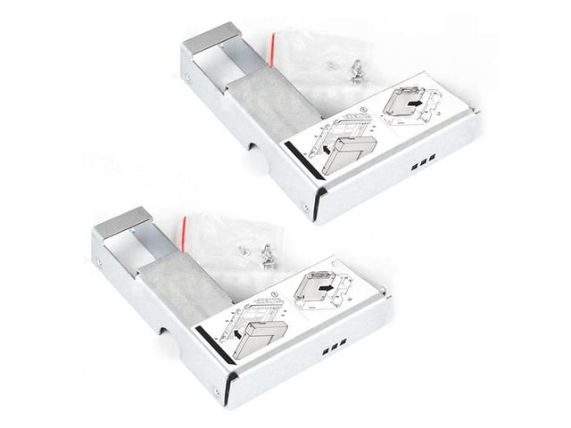 Generic For 2PCS 9W8C4 3.5 to 2.5 HDD Adapter For R710 R720 R730 T710 R320 T320 SAS SATA SSD Tray Caddy With Screws