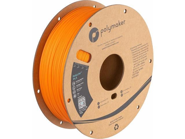 Polymaker PLA Filament, Orange 3D Printing PLA Filament 1.75mm 1kg - PolyLite 3D Printer PLA Filament, Dimensional Accuracy +/- 0.03mm, Compatible...