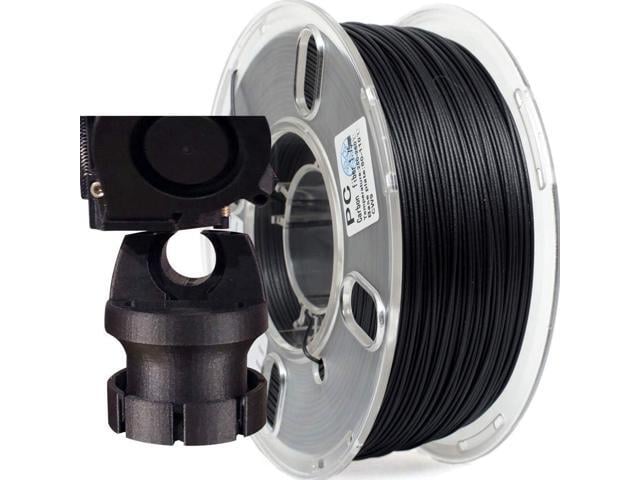 Carbon Fiber Polycarbonate 1KG 1.75 3D Printer Filament, 1kg 1.75 mm,Black
