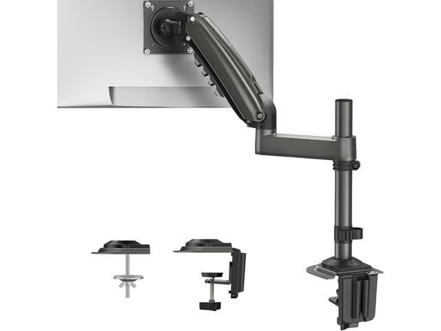 HUANUO Single Monitor Mount, Adjustable Monitor Arm Desk Mount Fits 13-32 inch Screen, Holds 19.8lb, Monitor Stand with 24.41 inch Max Height, Full...