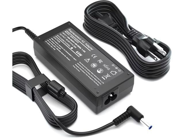 HP Compatible with HP Laptop Charger 65W 45W 14 15 15.6 17 inch Computer Charger Smart Blue Tip Power Adapter Supply Cord 4.5 * 3.0 mm Jack
