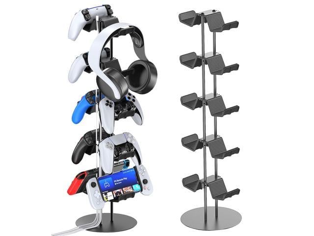 Kytok Gamer Gifts, Headset Stand 5 Tiers with Cable Organizer, Controller Stand Compatible with PS5/Xbox/Nintendo Switch/PS Portal/PS4, Headset...