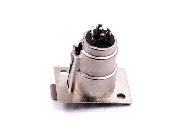 10pcs/Lot Metal 3pin XLR Female socket XLR microphone socket 3pin seat Audio socket for audio accessory