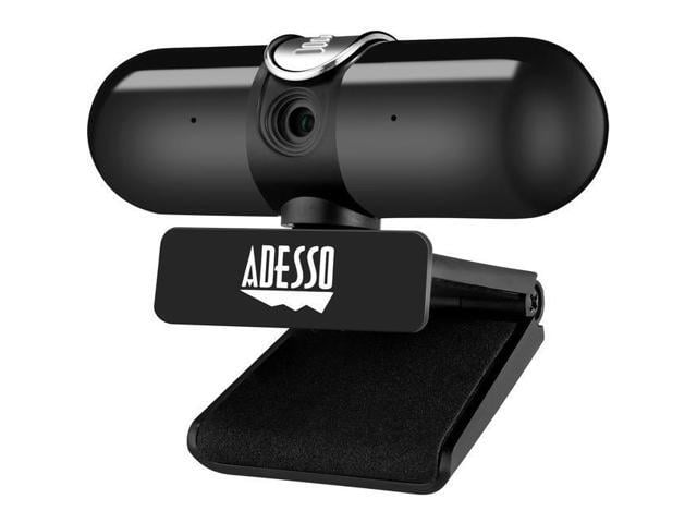 Adesso CyberTrack H7 2K Webcam with Microphone Autofocus Software Control & Privacy Cover USB QHD Computer Web Camera Plug and Play for...