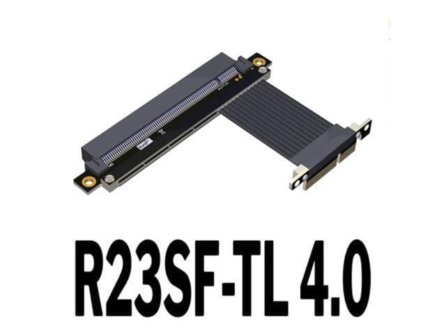 PCIe 4.0 x4 to x16 Extension Cable 4.0 PCI-e Riser Adapter Graphics Card Extender for GTX3080ti RX5700xt GPU(R23SF-TL)(15cm)