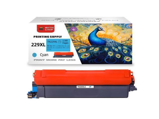 Brother TN229XL Cyan Toner Cartridge Compatible for Brother TN229 XL, Fits for Brother HL-L3220 HL-L3280cdw HL-L3295cdw HL-L3300cdw HL-L8245cdw...