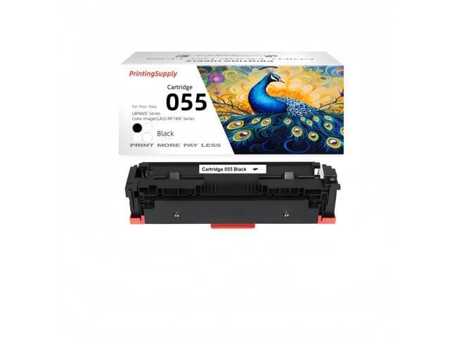 Canon 1-Pack Black 055 055H Toner Cartridge Compatible to Canon ImageClass MF741Cdw MF743Cdw MF745Cdw