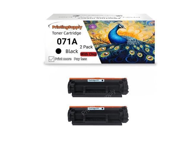 Canon 2 Pack 071H Black Toner Cartridge Compatible for Canon 071H Work with Canon ImageClass MF275dw MF274dn MF273dw MF272dw MF271dn LBP122dw LBP121dn