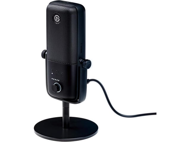 LG Elgato Wave:3 - Premium Studio Quality USB Condenser Microphone for Streaming, Podcast, Gaming and Home Office, Free Mixer Software, Sound Effect...