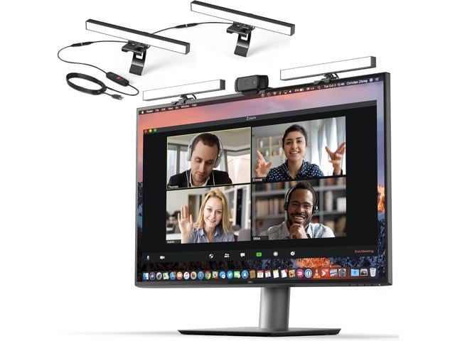 HumanCentric Video Conference Lighting - Webcam Light for Streaming, LED Monitor and Laptop Light for Video Conferencing, Zoom Lighting for...