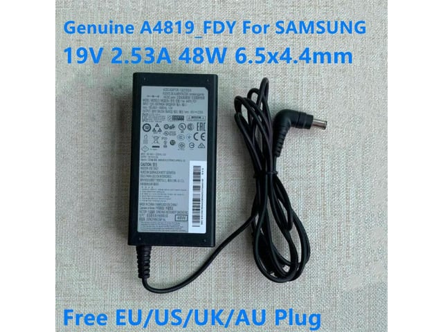 OIAGLH A4819_FDY 19V 2.53A 48W AC Adapter For BN44-00835A UN32J4000 HW-K360 HW-R450 TV LCD Monitor Power Supply Charger