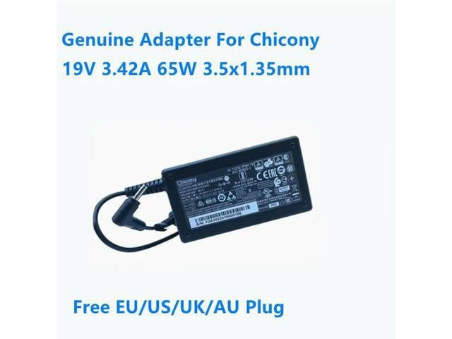 OIAGLH 19V 3.42A 65W 3.5x1.35mm Chicony A18-065N3A A065R200P Power Supply AC Adapter For Laptop Charger