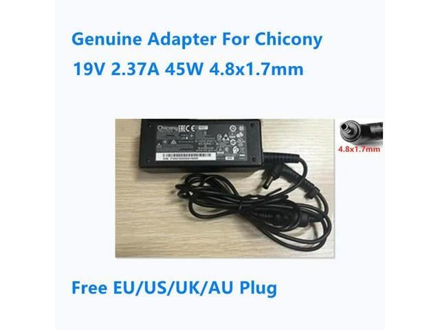 OIAGLH 19V 2.37A 45W 4.8x1.7mm Chicony A18-045N2A A045R077P Power Supply AC Adapter For Laptop Charger