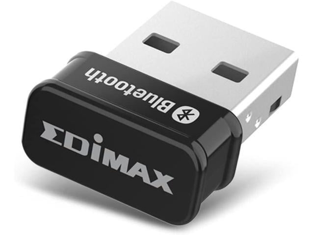 Edimax Bluetooth Adapter for PC, BT 5.0 EDR Nano USB Dongle, Fast Transfer, Bluetooth Headphones Headset Speakers Keyboard Mouse, Win 8/10/11,...