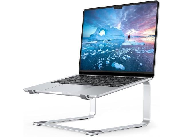 SOUNDANCE Laptop Stand for Desk, Metal Computer Riser, Heavy Stable PC Holder, Ergonomic Laptops Elevator for 12 to 17.3 Inches Notebook Computer,...