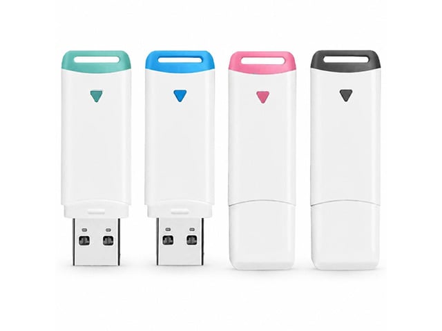 1GB USB Flash Drive 4Pack Four Colors Suitable for Small File Storage Halasal 1GB small capacity for bid documents flash drives for students and...