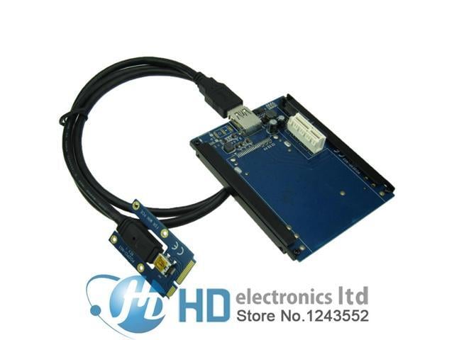 Mini PCIe To PCI-e slots adapter PCI express 1x riser card supports Sound Card Network card graphics card