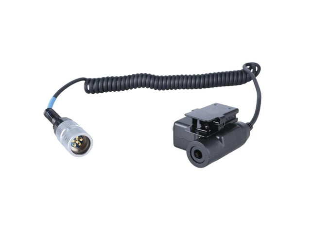 ruth's sister U94 PTT Adapter Push to Talking Button Walkies Talkie Headsets Cable for AN/PRC148 & AN/PRC152 6 Pin