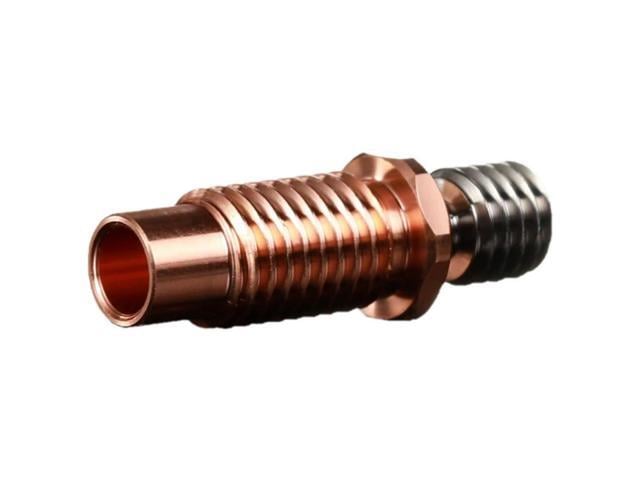 Ruth's sister Soft Metal NF V6-T Crazy Heat Break Titanium Copper 3D Printer Throat Nozzle 1.75Mm E3D V6 HOTEND Block Heater