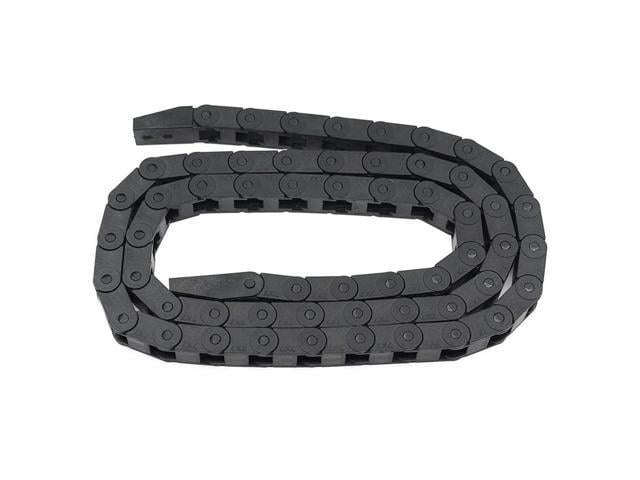 Ruth's sister 1 Meter Black Flexible 7X7mm Drag Chain Cable, Bridge Type Without Chain, Suitable For 3D Printers And CNC Machines