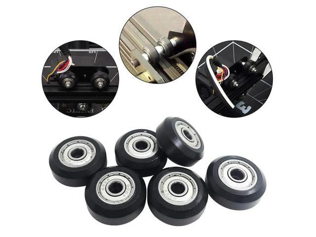 Ruth's sister 12 Pcs 625Zz Plastic Pulley Wheels With Bearings Gear For 3D Printer Compatible With CR-10 / CR-10S / CNC Router Hybrid