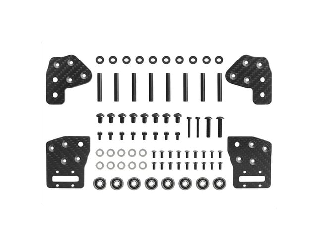 Ruth's sister CNC Carbon Fiber XY Joint Light Weight 3D Printer Parts For Voron 2.4 Trident 3D Printers Parts