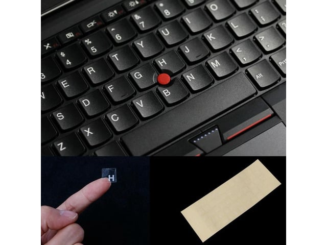 Russian Transparent Keyboard Stickers For 10 to 17 Inch Notebook Computer Desktop Keyboard Keypad Laptop wholesale Dropshipping