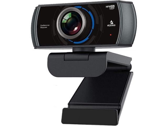 NexiGo N980P 1080P 60FPS Webcam with Microphone and Software Control, USB Computer Camera, Built-in Dual Noise Reduction Mics, 120° Wide-Angle for...