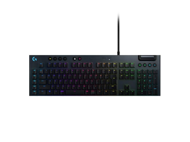 Logitech G Gaming Keyboard Wired G813 GL Switch Linear Mechanical Keyboard Quiet Japanese Arrangement LIGHTSYNC RGB USB Passthrough G813-LN