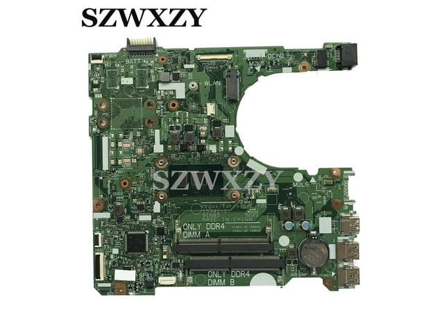 For Inspiron 3567 3467 Laptop Motherboard i3-7100U 2.4Ghz CPU CN-0RY2Y1 0RY2Y1 RY2Y1 DDR4 15341-1 91N85
