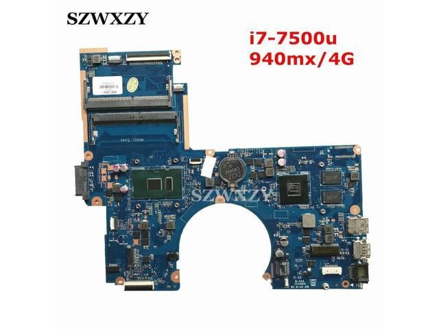 For 15-AU Laptop Motherboard 901581-001 901581-501 901581-601 DAG34AMB6D0 940MX 2GB i7-7500U CPU DDR4