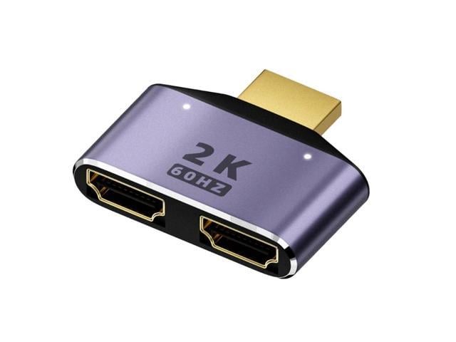 HDMI-compatible Splitter Adapter Cable 1 in 2 Out HDM-compatible Male to Dual Female 1 to 2 Way for LCD TV Box PS3 Laptop