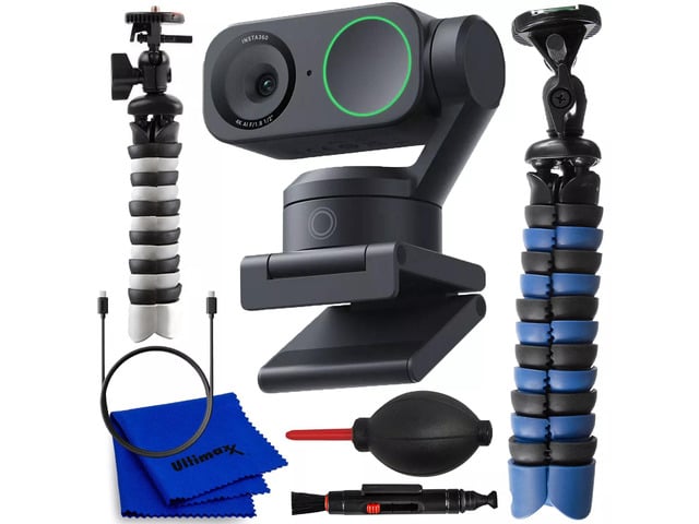 Insta360 Link 2 4K AI Webcam CINSABNB - 7PC Accessory Bundle