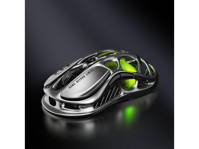 GravaStar Mercury M1 Pro Wireless Gaming Mouse, Lightweight Magnesium Alloy, 26,000 DPI, PAW3395DM Sensor, 5 Programmable Buttons, Support...
