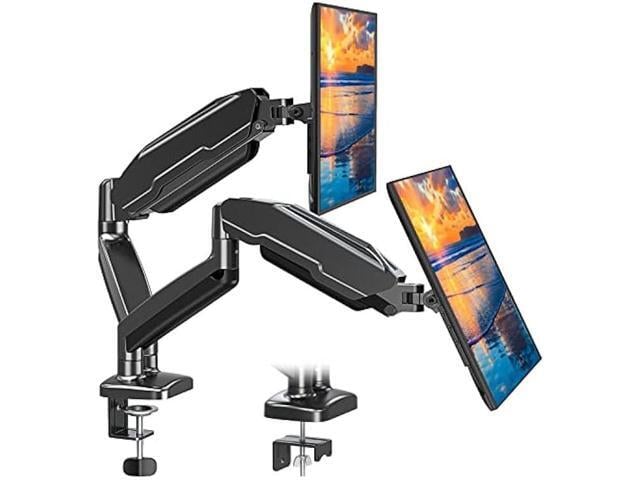 MOUNT PRO Dual Monitor Mount Fits 13 to 32 Inch Computer Screen, Height Adjustable Monitor Stand for 2 Monitors, Gas Spring Monitor Arm Holds up to...