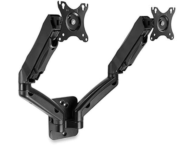 Dual Monitor Wall Mount Arms Double Monitor Wall Mount Two Full Motion Adjustable Articulating Gas Spring Arms Fits 19 20 21 22 24 27 Inch...