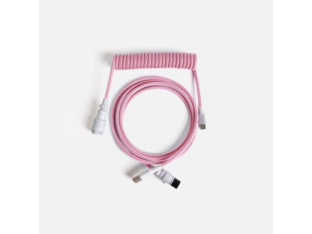 Azio Custom Mechanical Keyboard USB-C Cable, French Pink (ACD903)