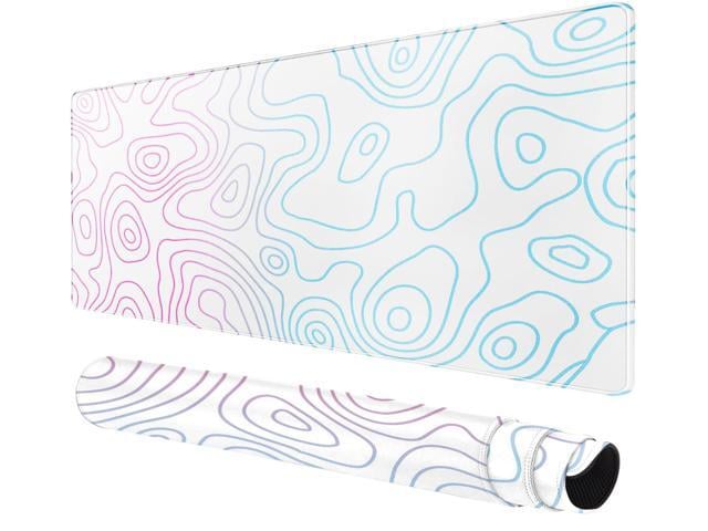 KEHIPI Large Mouse Pad for Desk - Gaming Mouse Pad with Stitched Edges, Anti-Slip Base, Desk Mat Desk Pad for Keyboard and Mouse