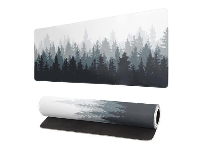 KEHIPI Desk Mat,Large Mouse Pad 31.5x11.8 Inch XL Extended Gaming Mouse Pad Mat with Non-Slip Base Stitched Edges Mousepad for...