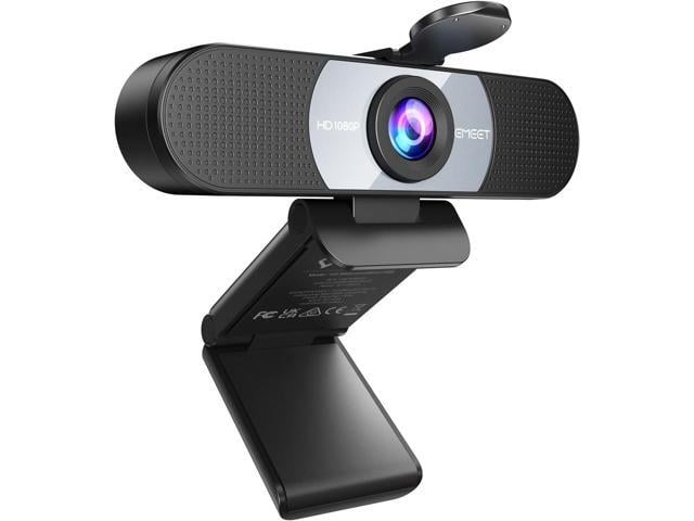KEHIPI 1080P HD Webcam C960 Web Camera with Microphone, 90° FOV PC Camera w/2 Noise-canceling Mics & Privacy Cover, Plug & Play USB Webcam for...