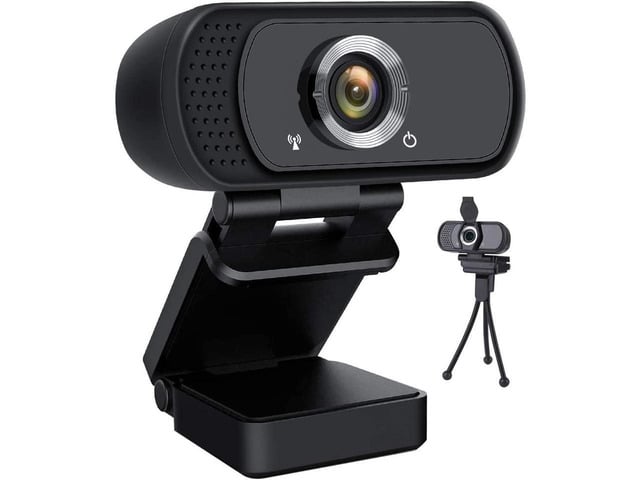 KEHIPI HD Webcam 1080P,USB Webcam Plug and Play Web Cam for Live Streaming,Web Camera for Computer PC Laptop Desktop,110 Degree Wide Angle Webcam...