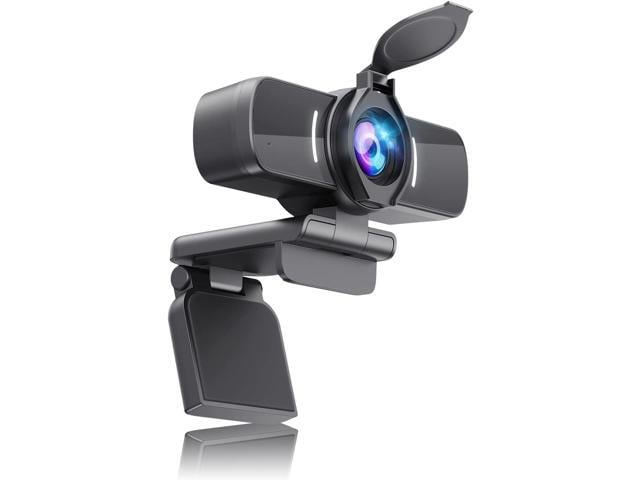 Webcam with Microphone, 1080P 30fps HD Webcams, USB 2.0 Computer Webcam, 3D Noise Reduction and Automatic Gain Web Cam for PC Mac Laptop...