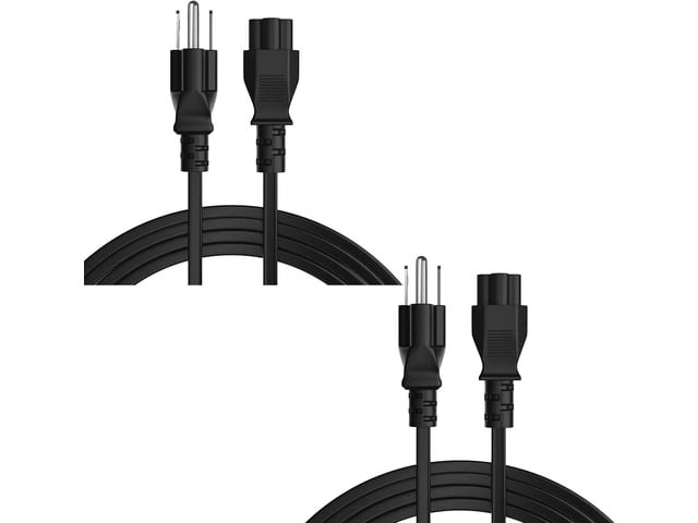 LG 5 Core Replacement UL Listed AC Wall Power Cord 10 Feet 3 Prong Universal AC Cable for LG TV Dell HP Asus Toshiba Lenovo Acer Samsung Laptop...