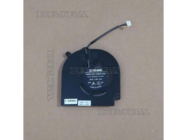 DBTLAP Laptop Cooling FAN For CLEVO EGC-70060S1-0AH 6-31-NV40S-101-DV NV40MZ 5V 2.5W 0.5A fan