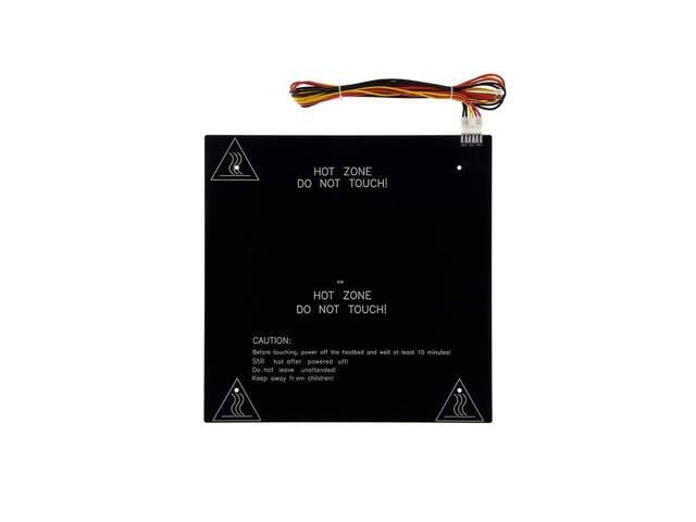 310x310mm CR10 Aluminum HeatBed 24V Hotbed 3mm Thickness Heated Bed w/Holes for Creality CR-10 3D Printer with Power Wire Kit