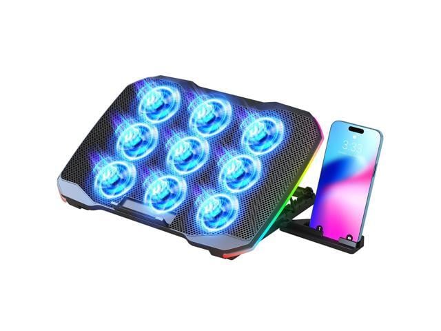 Laptop Cooling Pad Gaming Laptop Cooler with 9 Quiet Fans